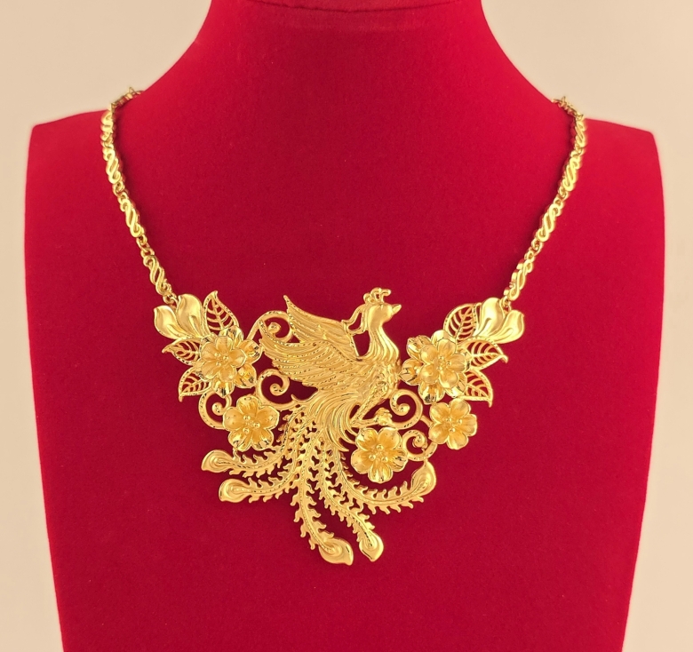 Dây Mặt Phượng Hoàng 24K