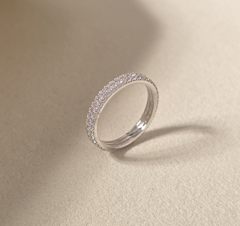 Nhẫn 2hg Tấm Italy