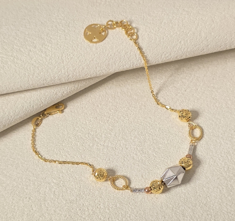 Lắc Bi Khúc Giác Thoi MM 3 Màu 16K