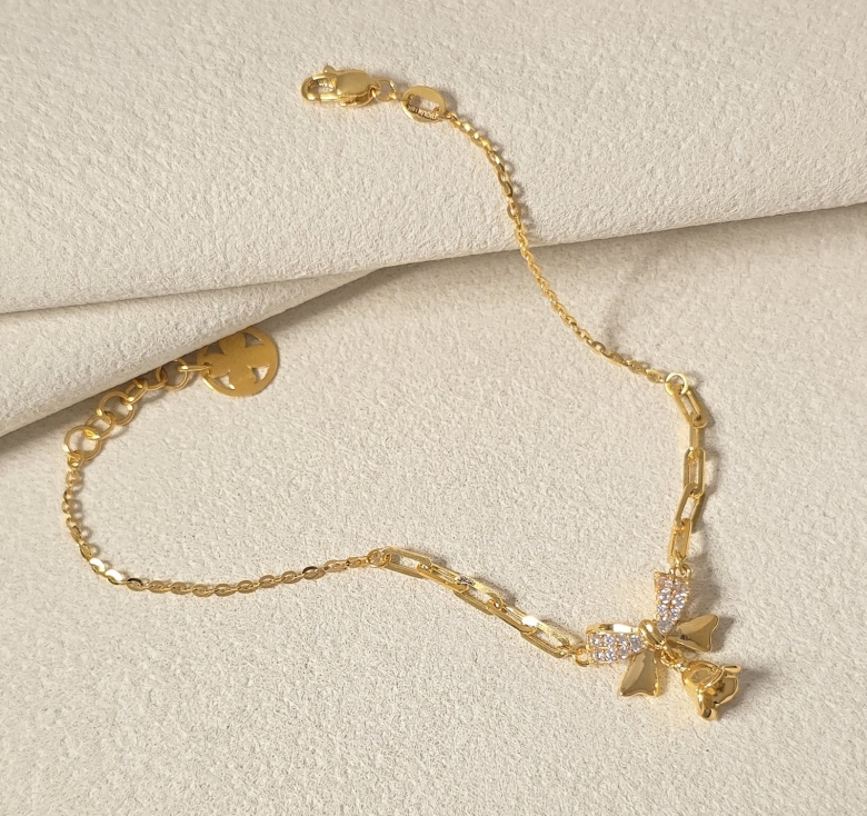 Lắc Nơ KT Trơn Tua Chuông 16K