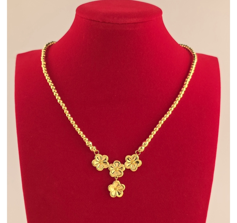 Dây Bi Hoa Mai Kết 23K