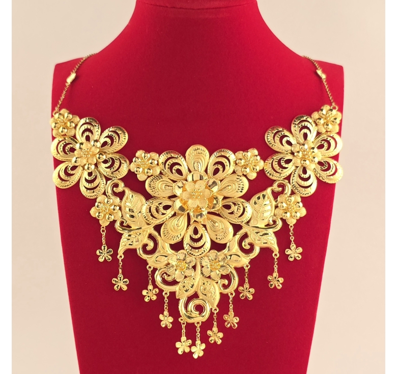 Dây Hoa Kết Tua Hoa 23K