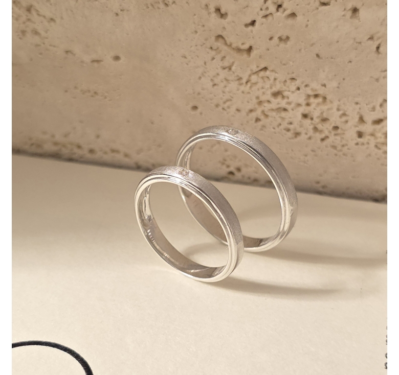 Nhẫn 1 Hột Chạm Cát Italy