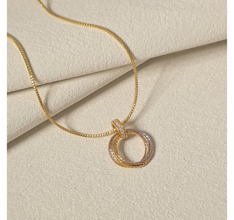 Mặt Tròn Lồng Khoen Tấm 3 Màu 16K